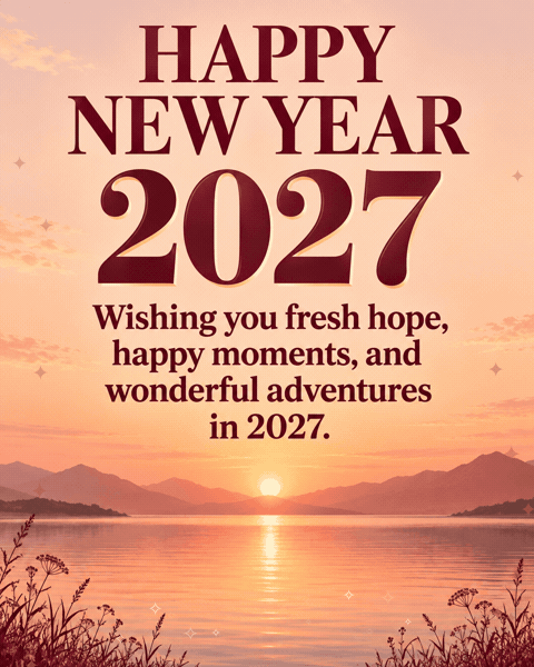 Animated Happy New Year 2027 GIFs