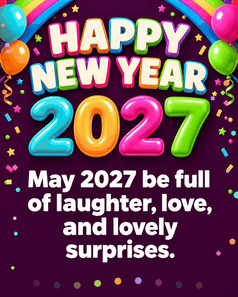New Year 2027 GIF